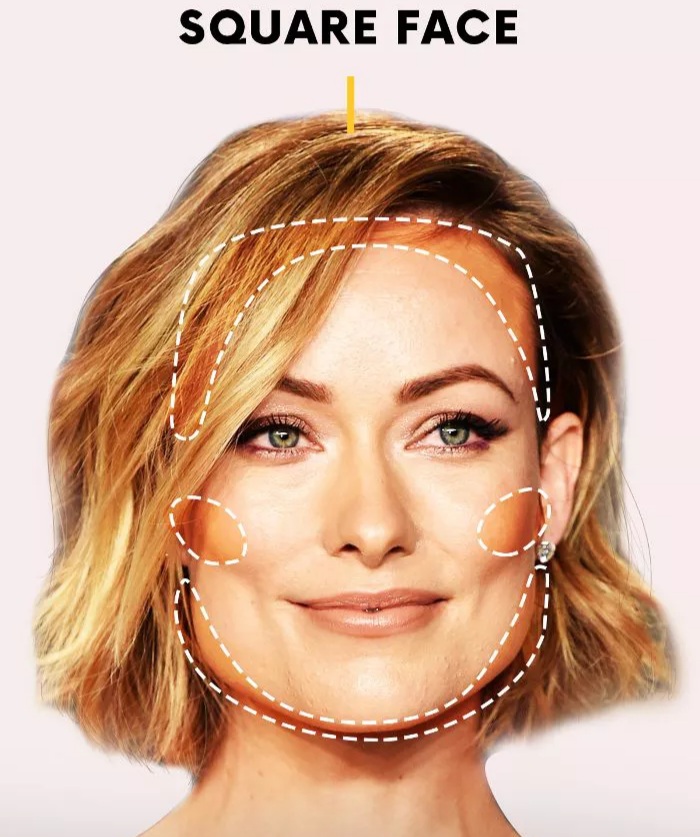 کانتور صورت مربعی میکاپ شینهوا - کانتور صورت چیست؟ آموزش انواع کانتور صورت و کانتور بینی