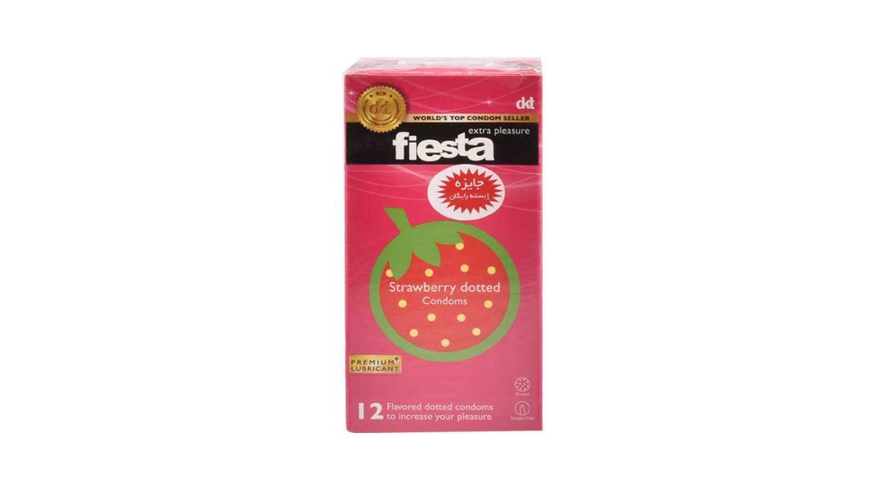 کاندوم خاردار فیستا مدل Strawberry Dotted - مقایسه محصولات